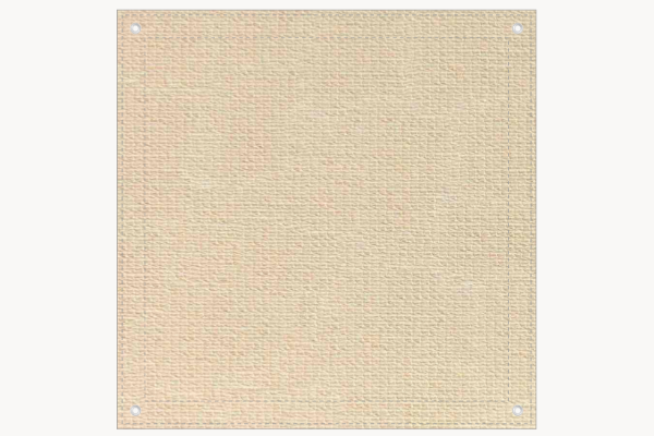 Sonnensegel quadratisch 2x2 m – Tentmesh-Gewebe, gerade Form, Farbe Natural