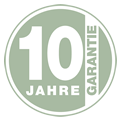 Unser Qualitätsversprechen: 10 Jahre Garantie auf unsere Produkte